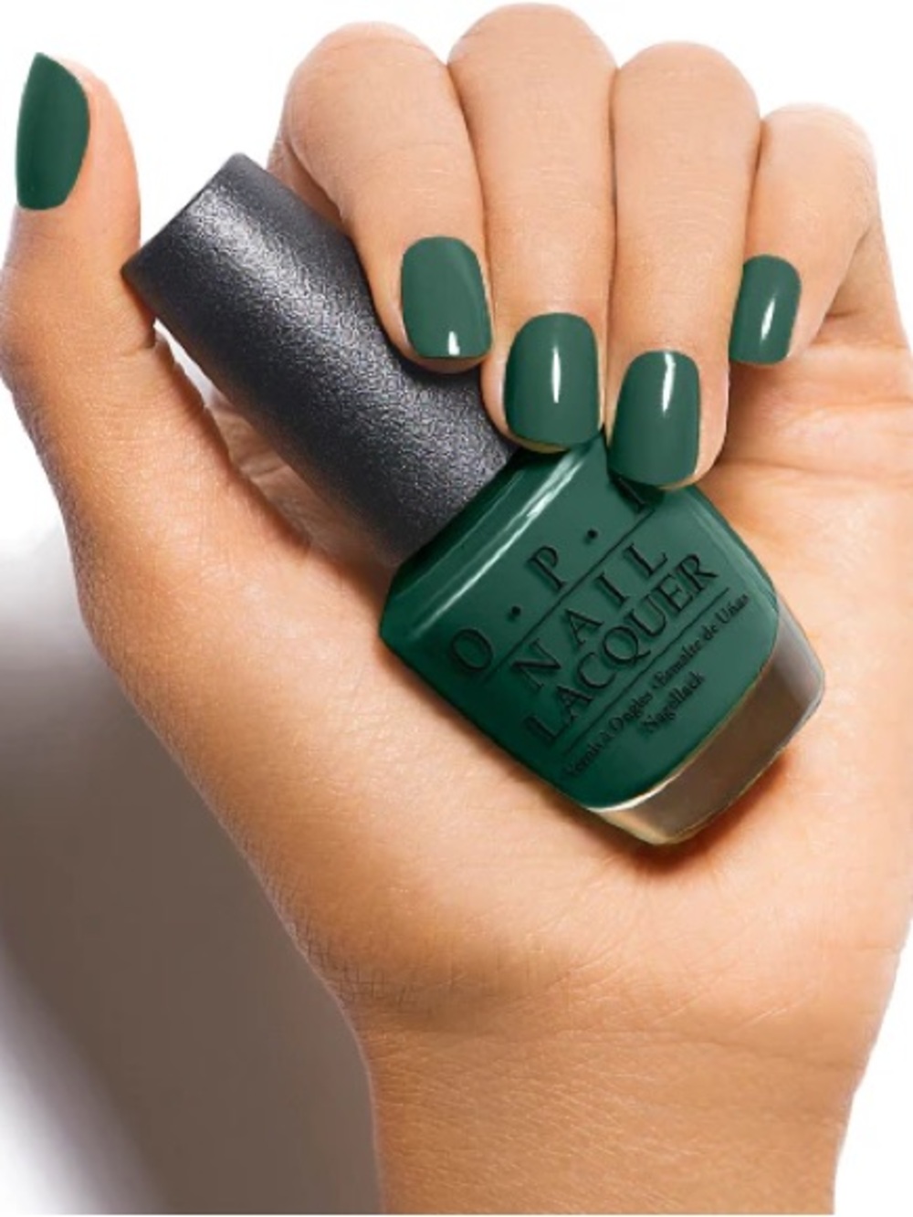OPI “Stay Off the Lawn” Deep Emerald Green Cream Nail Polish  Lacquer